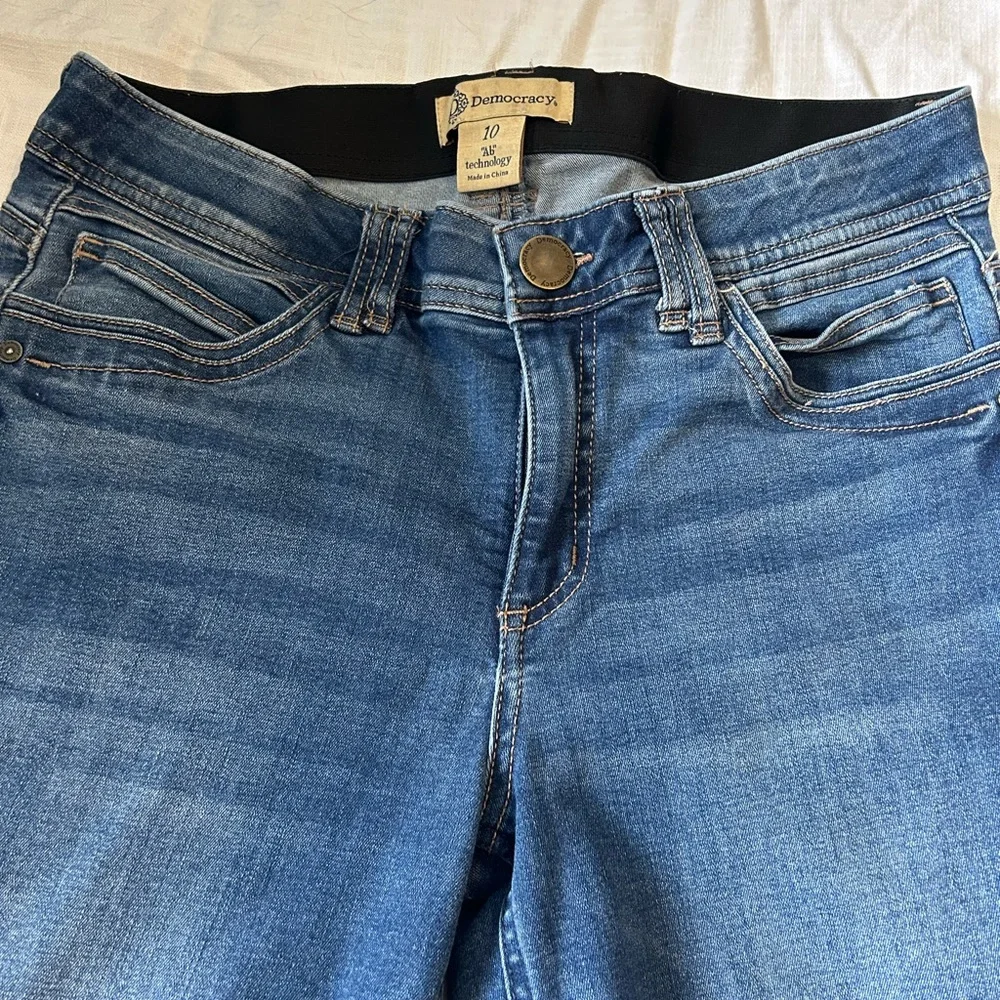 Democracy Ab Technology” Blue Denim Jeans - Picture 6 of 10